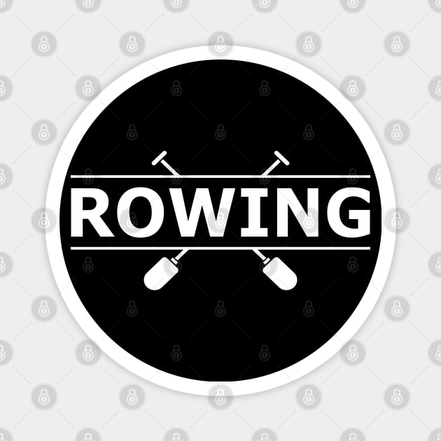 Rowing - Rower Magnet by KC Happy Shop